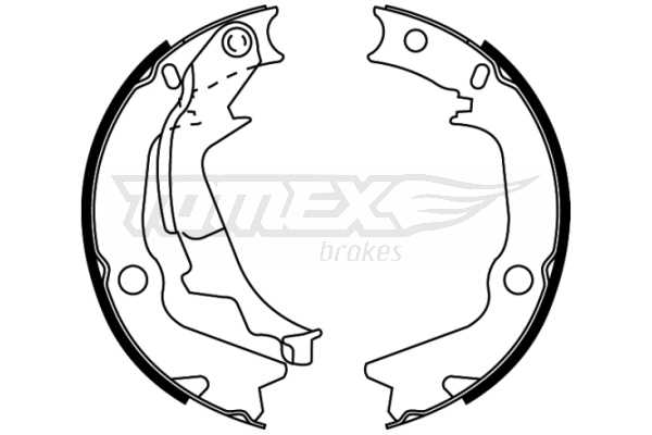 Sada brzdových čeľustí TOMEX Brakes